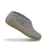 glerups Shoe with leather sole Shoe with leather sole Grey