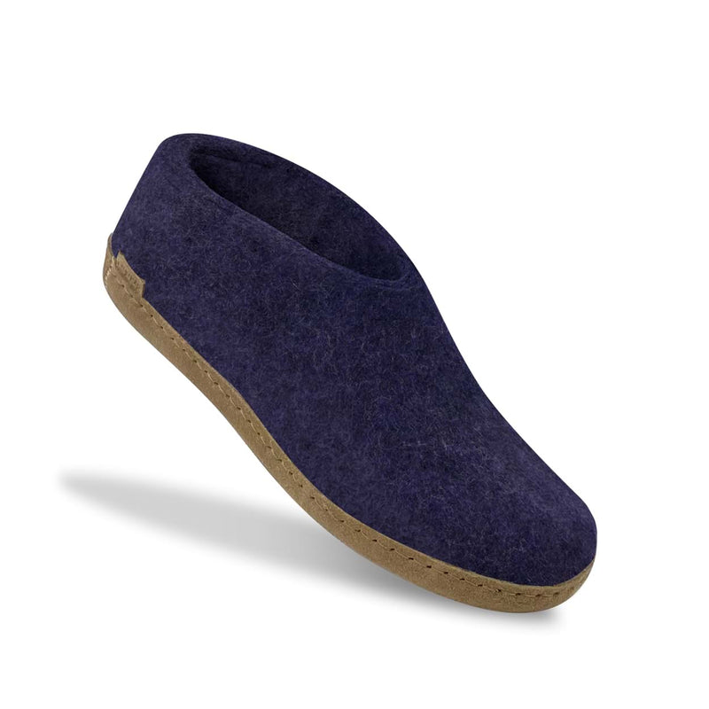 glerups Shoe with leather sole Shoe with leather sole Purple