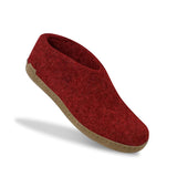 glerups Shoe with leather sole Shoe with leather sole Red