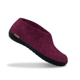 glerups Shoe with natural rubber sole - black Shoe with rubber sole Cranberry