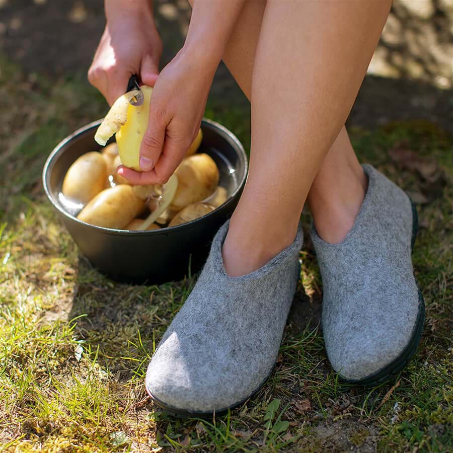 Men s summer house shoes Shoes in 100 natural wool glerups