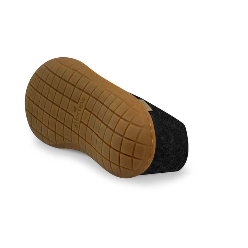 glerups Shoe with natural rubber sole - honey Shoe with rubber sole Charcoal