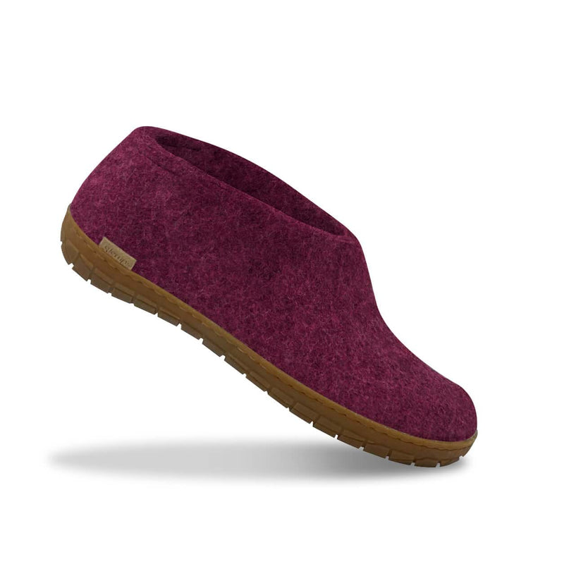 glerups Shoe with natural rubber sole - honey Shoe with rubber sole Cranberry