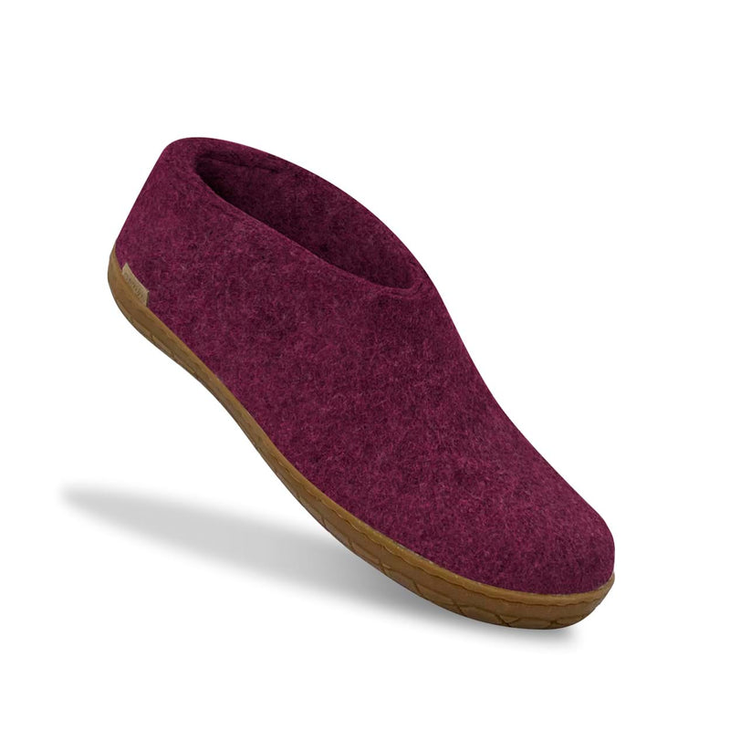 glerups Shoe with natural rubber sole - honey Shoe with rubber sole Cranberry