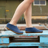 glerups Shoe with natural rubber sole - honey Shoe with rubber sole Denim