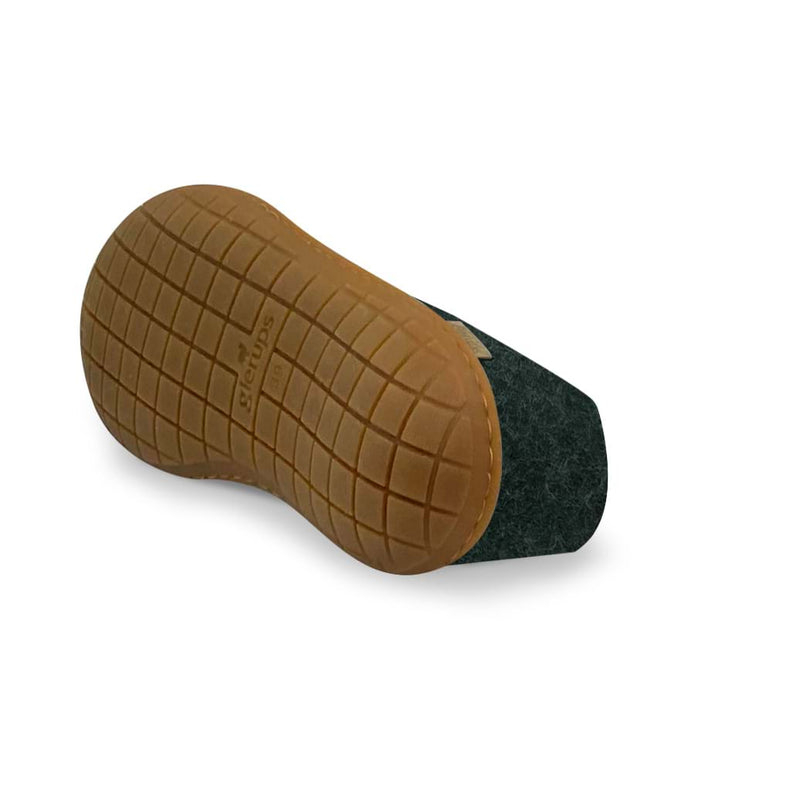 glerups Shoe with natural rubber sole - honey Shoe with rubber sole Forest