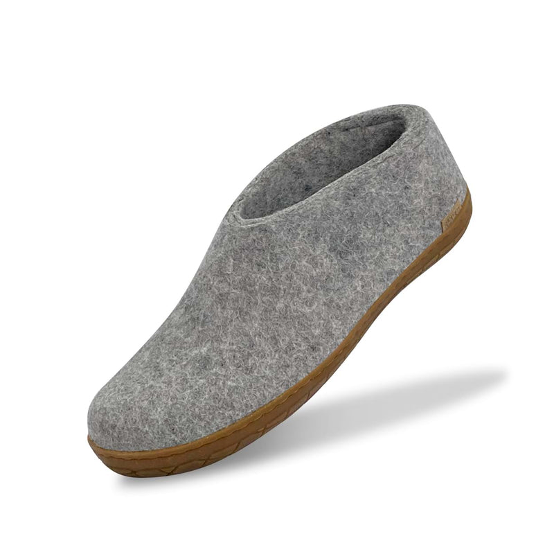 glerups Shoe with natural rubber sole - honey Shoe with rubber sole Grey