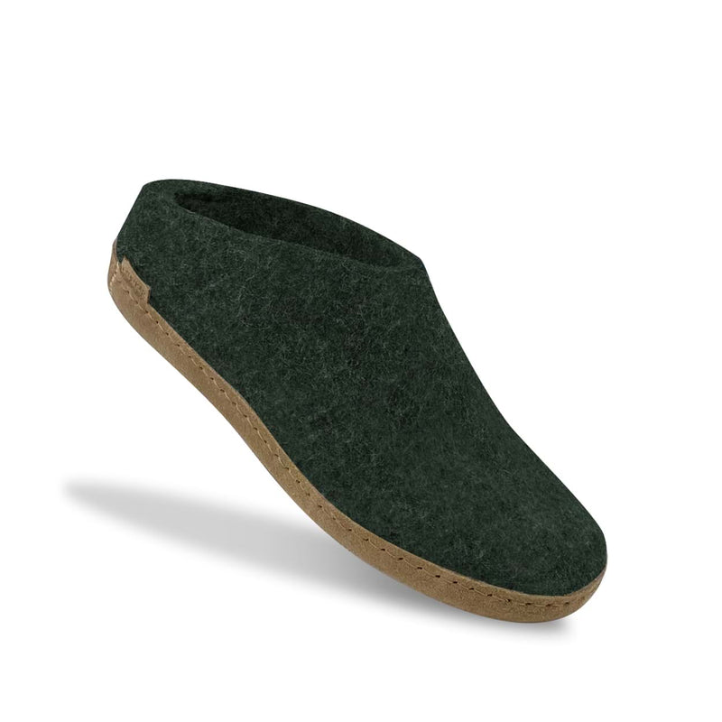 glerups Slip-on with leather sole Slip-on with leather sole Forest