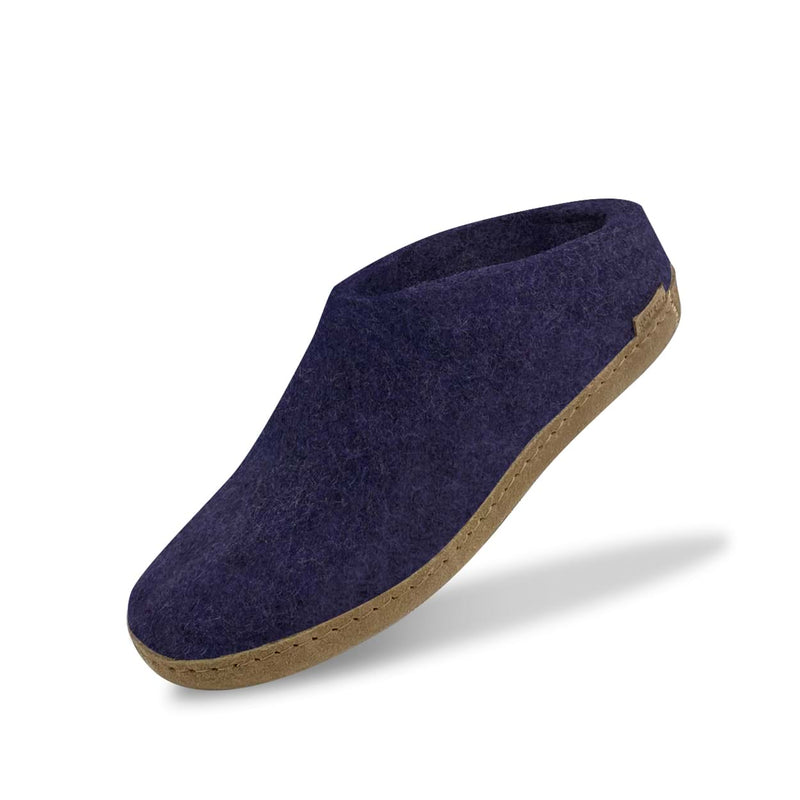 glerups Slip-on with leather sole Slip-on with leather sole Purple