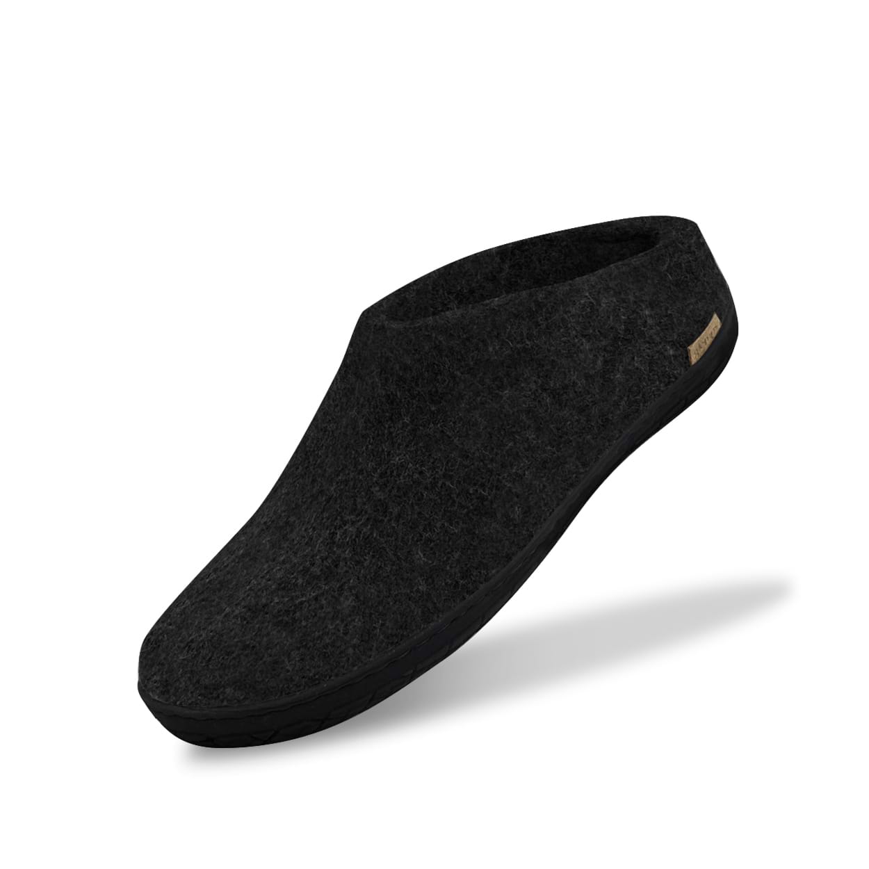 Slipon with natural rubber sole black Charcoal