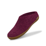 glerups Slip-on with natural rubber sole - honey Slip-on with rubber sole Cranberry